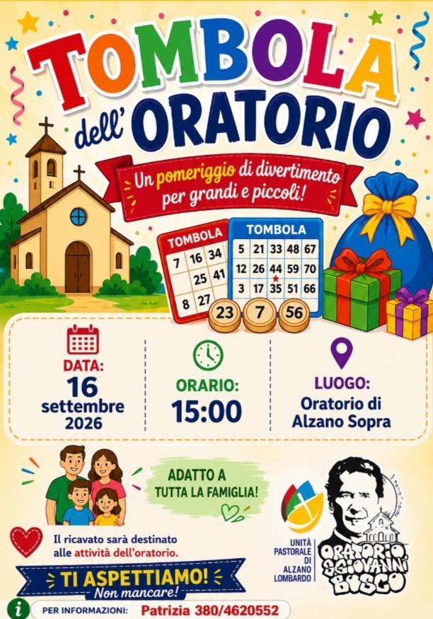 TOMBOLA ALZANO SOPRA